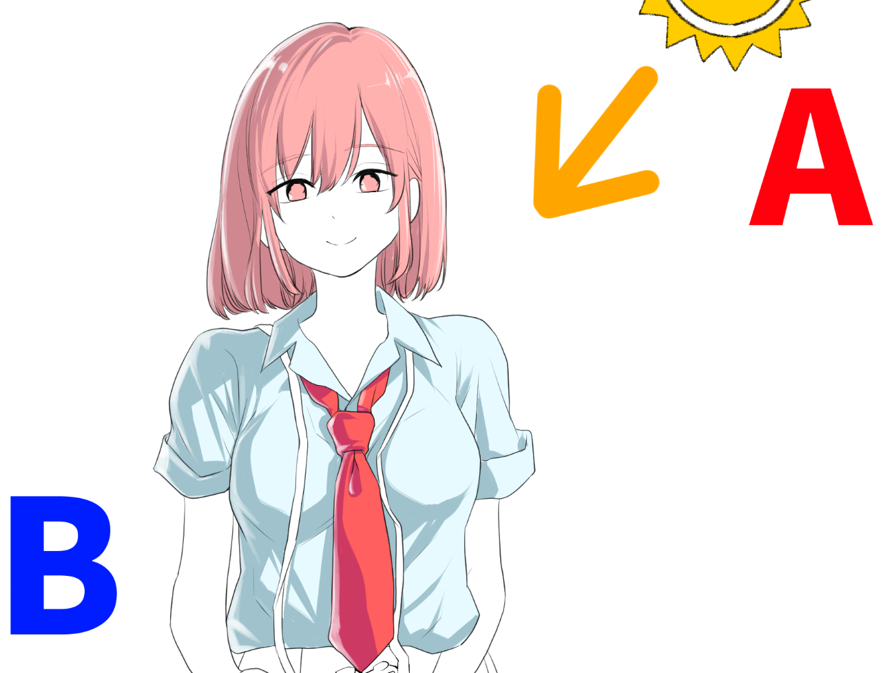 女の子の絵　模写の上達