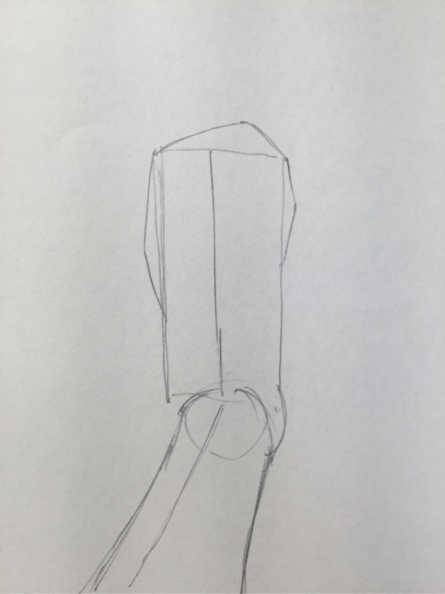 足の描き方　足のデッサン　絵の練習