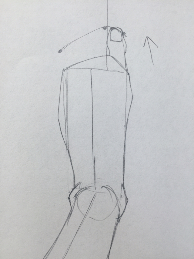足の描き方　足のデッサン　絵の練習